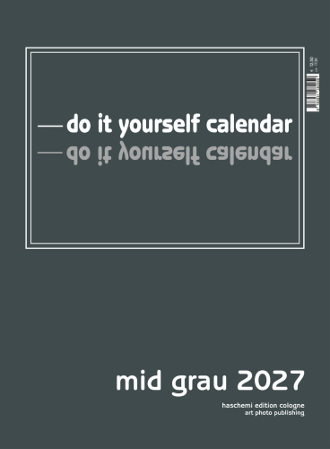 MINI GRAU . BLANKOKALENDER  . DIY . BASTEL . SELBSTGESTALTEN